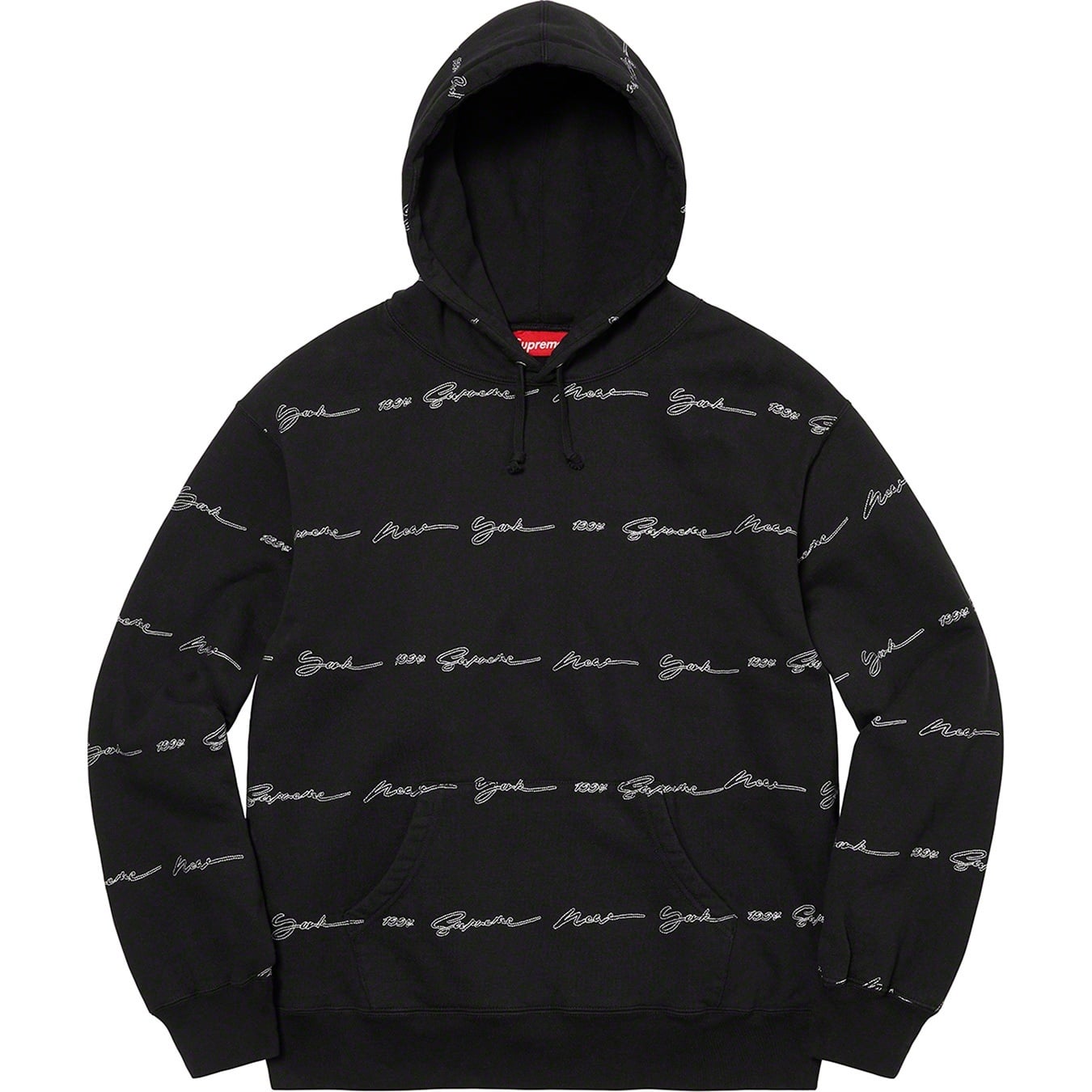 Script Stripe Hooded Sweatshirt view 7